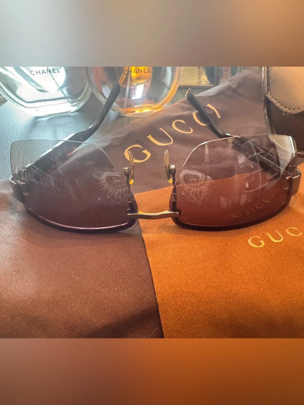 Gucci GG 1927/S rimless sunglasses with all packaging